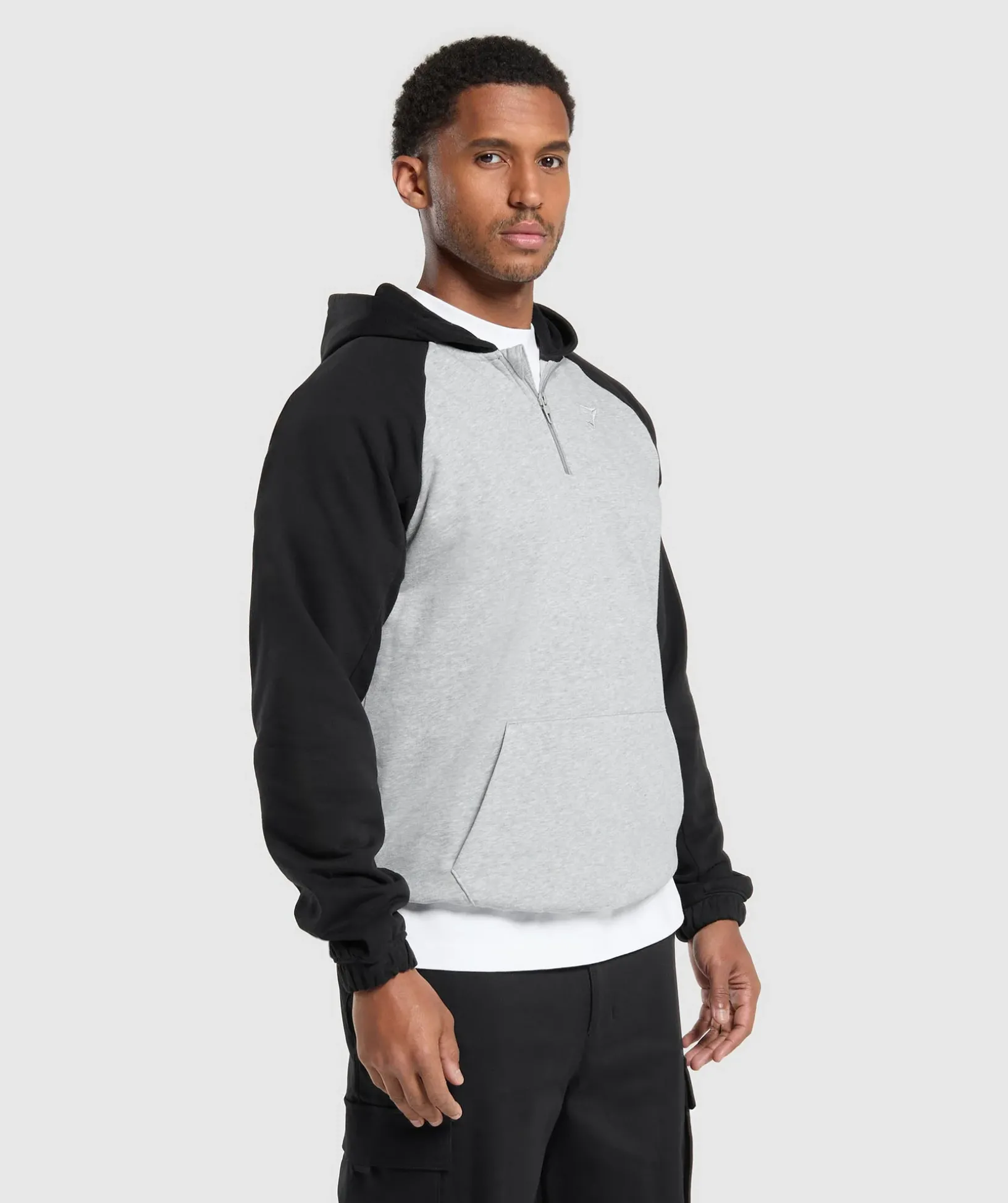 1/4 Zip Raglan Hoodie