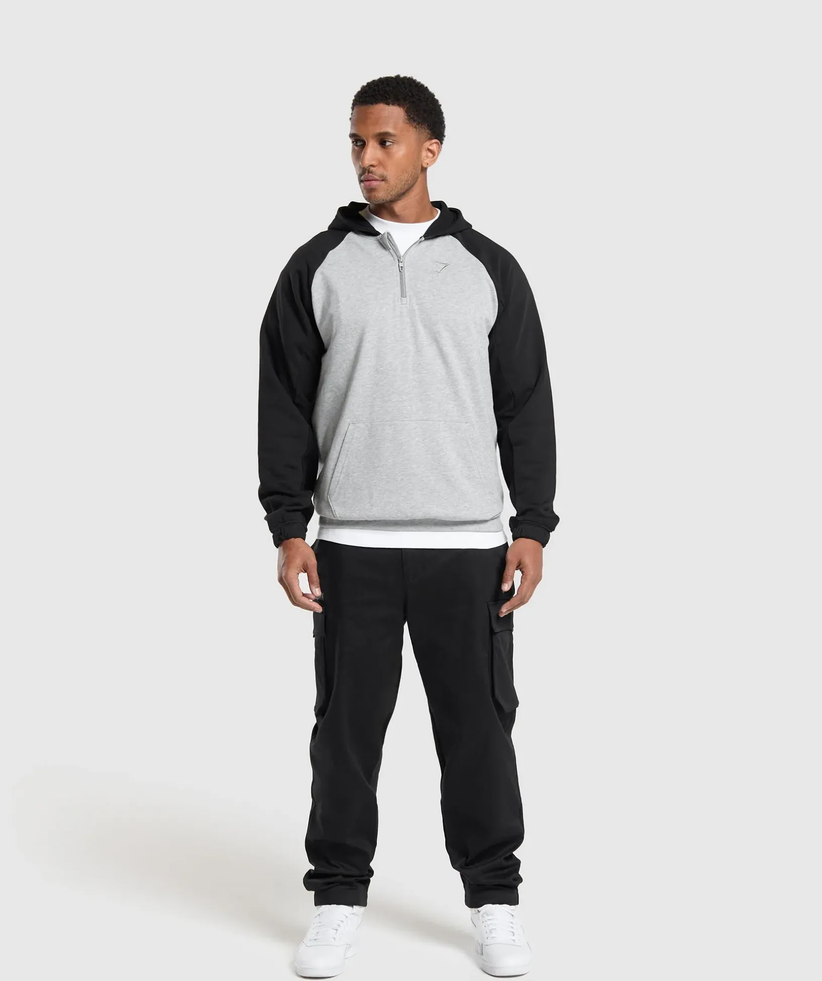 1/4 Zip Raglan Hoodie