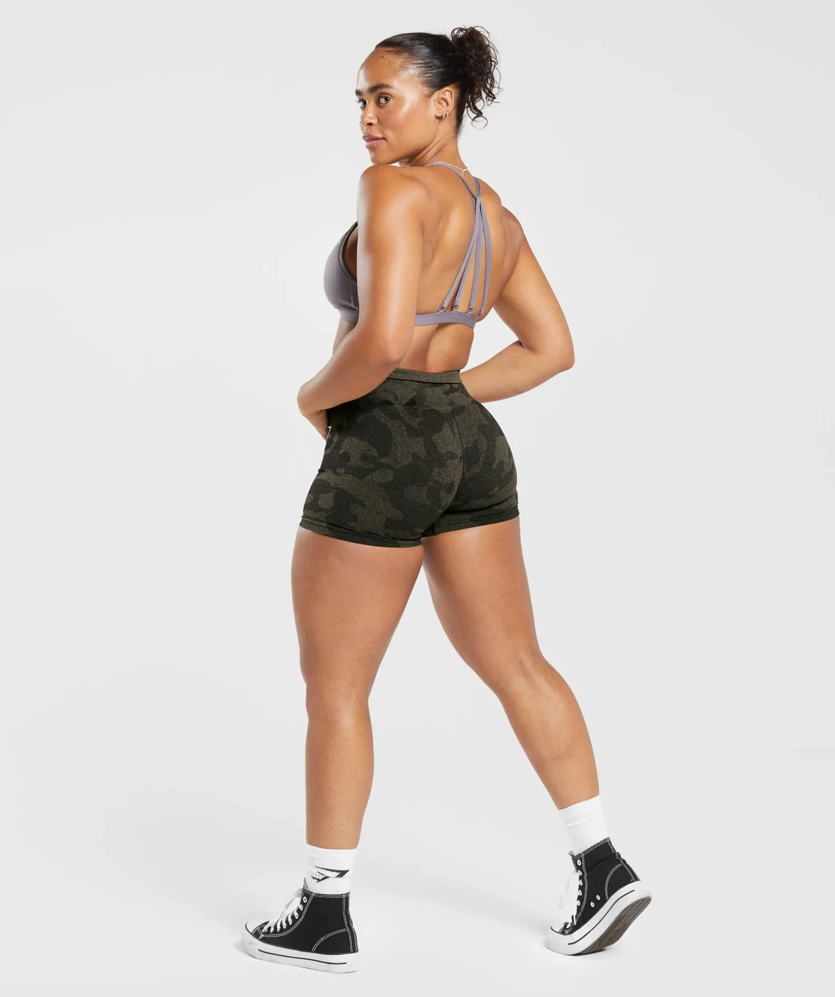 Adapt Camo Seamless Ribbed Shorts