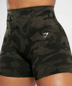 Adapt Camo Seamless Ribbed Shorts