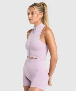 Corset Seamless Crop Tank