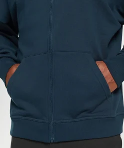 Crest Oversized Zip Up Hoodie