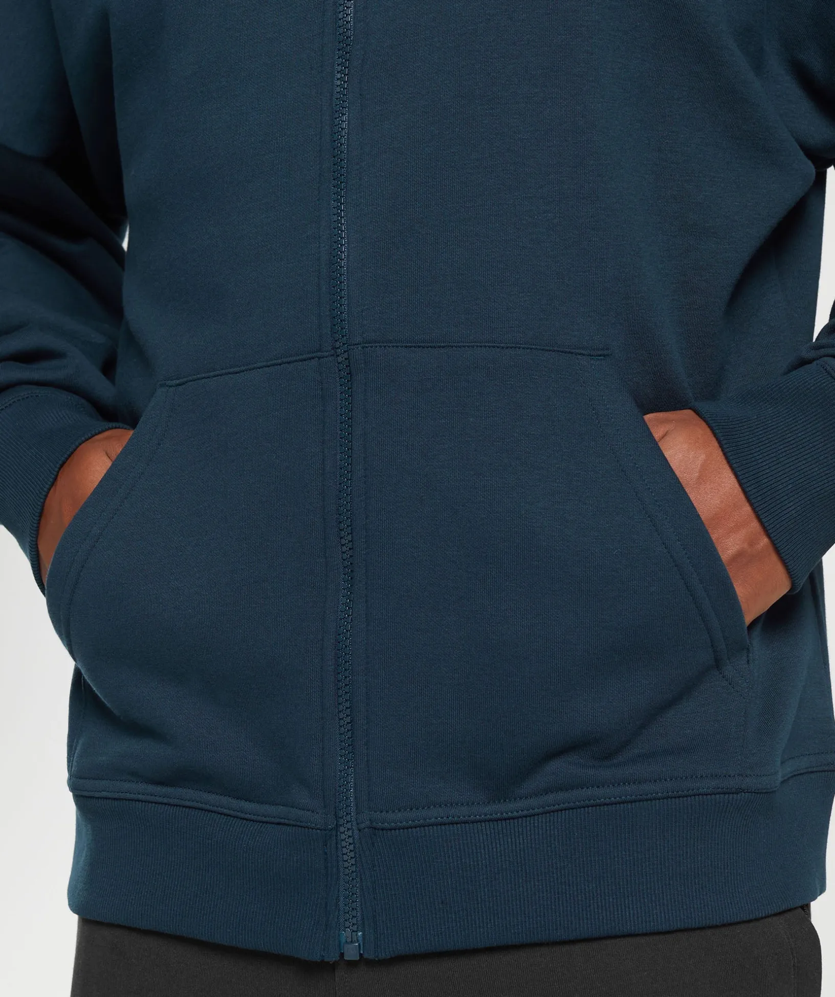 Crest Oversized Zip Up Hoodie