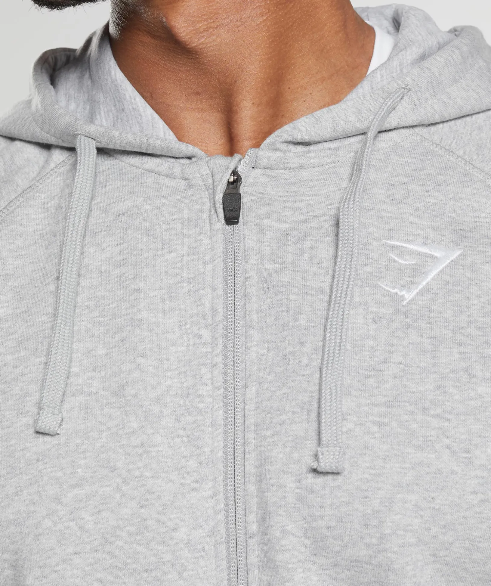 Crest Zip Up Hoodie