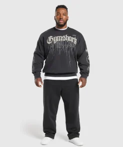 Distressed Graphic Crew