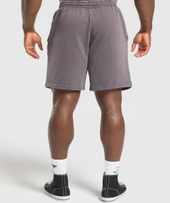 Distressed Graphic 7" Shorts