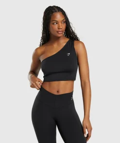 Everyday One Shoulder Ruched Tank