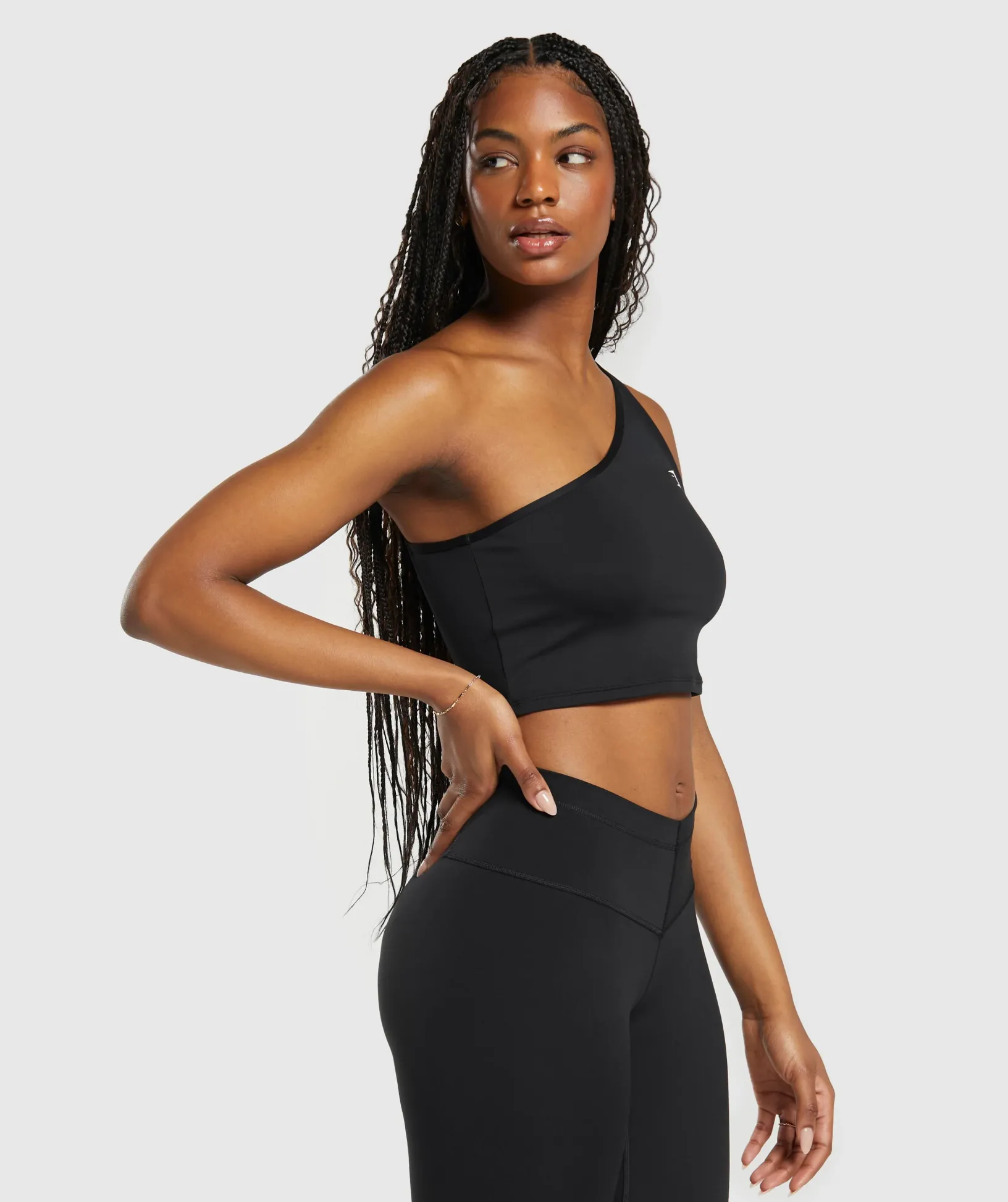 Everyday One Shoulder Ruched Tank