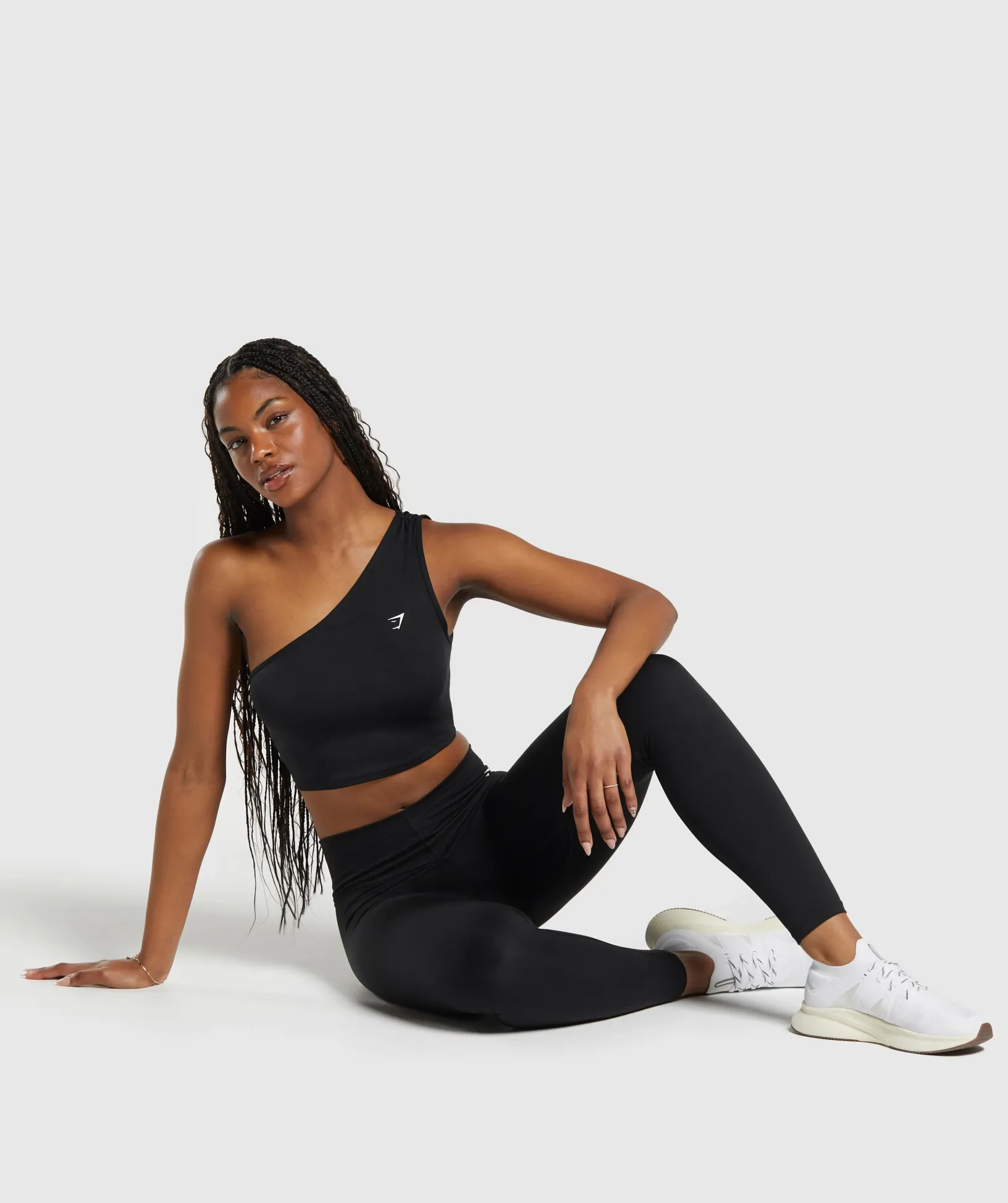 Everyday One Shoulder Ruched Tank