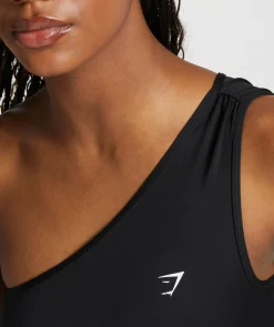 Everyday One Shoulder Ruched Tank