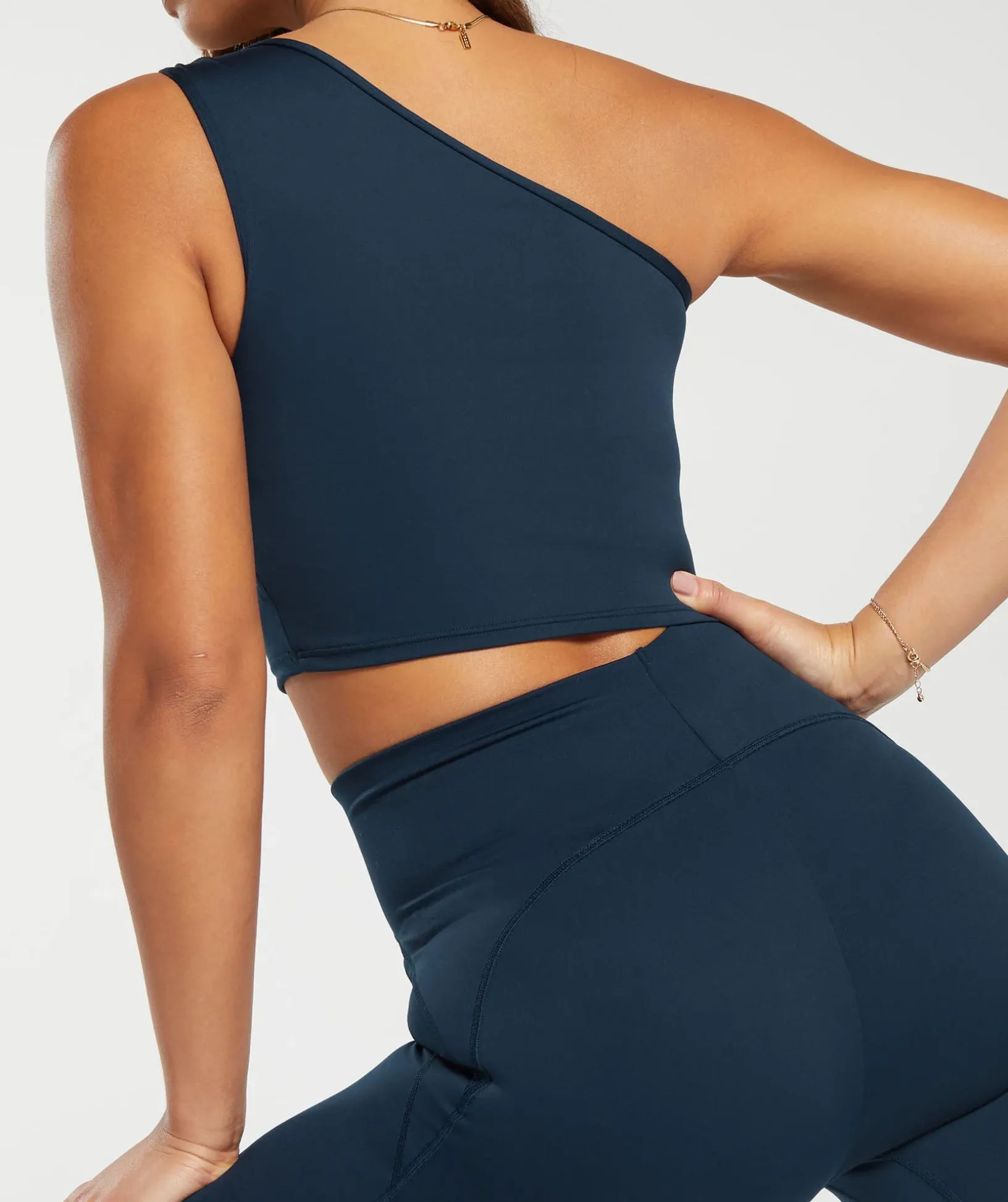 Everyday One Shoulder Ruched Tank