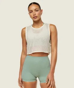 everywear Cropped Mesh Tank