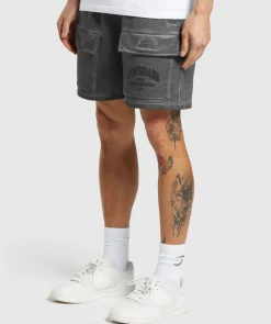 Heavyweight Washed Cargo Shorts