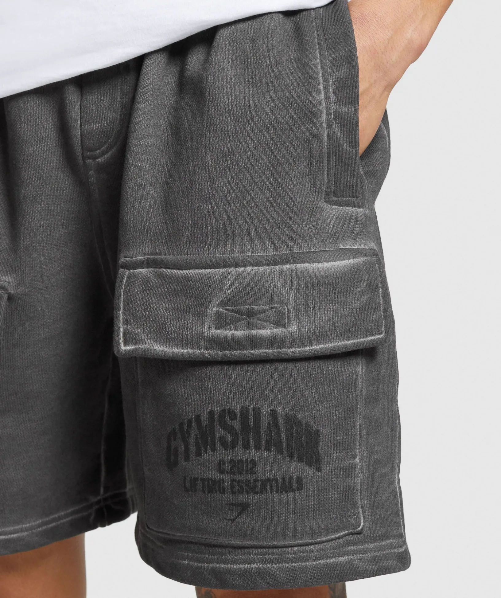 Heavyweight Washed Cargo Shorts