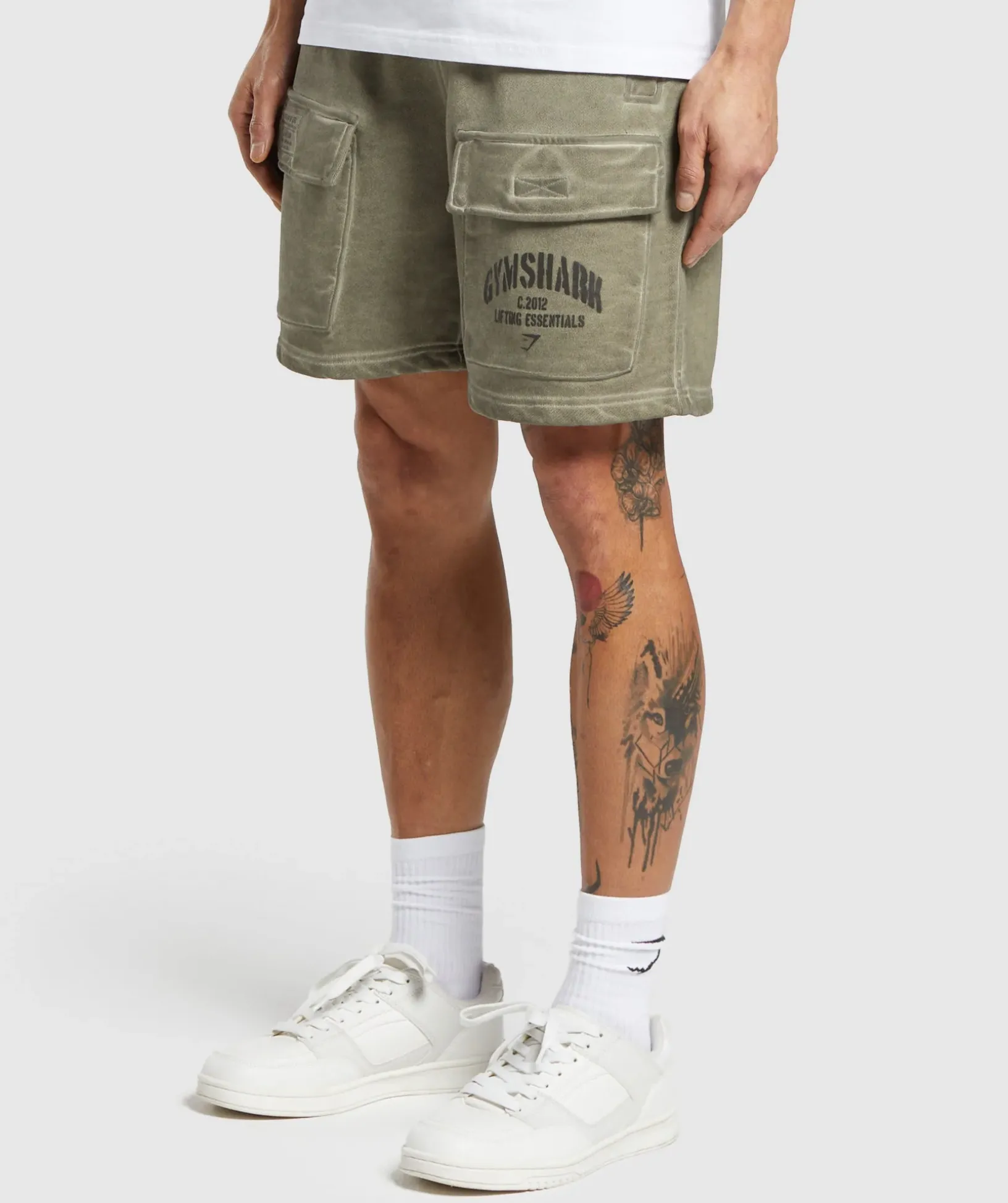 Heavyweight Washed Cargo Shorts