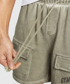 Heavyweight Washed Cargo Shorts