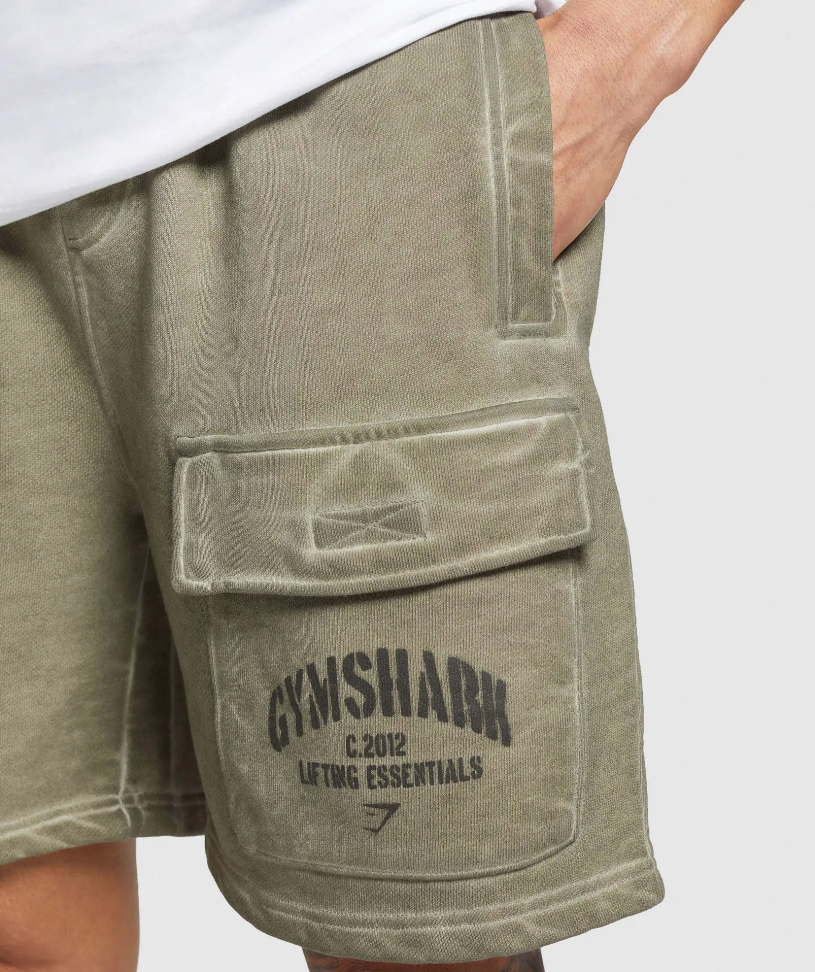 Heavyweight Washed Cargo Shorts
