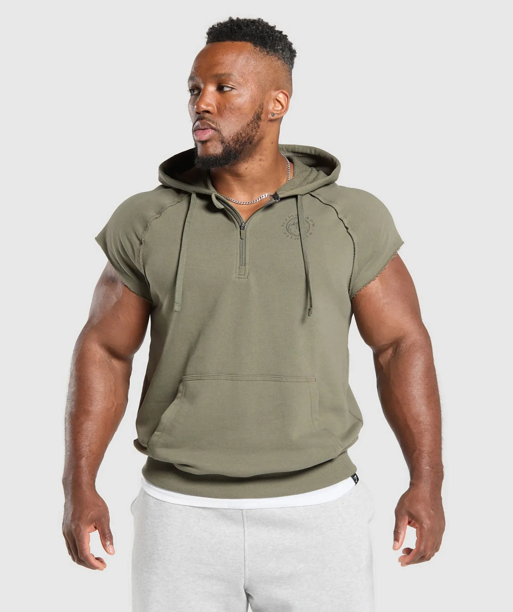 Legacy 1/4 Zip Cap Sleeve Hoodie