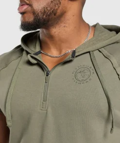 Legacy 1/4 Zip Cap Sleeve Hoodie