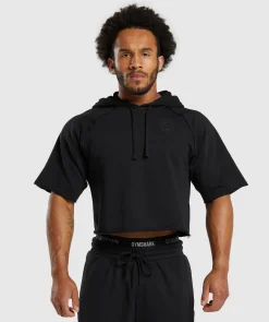 Legacy Short Sleeve Crop Hoodie