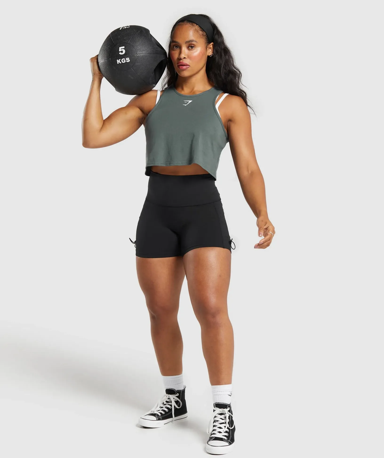 Lifting Essential Cotton Crop Tank