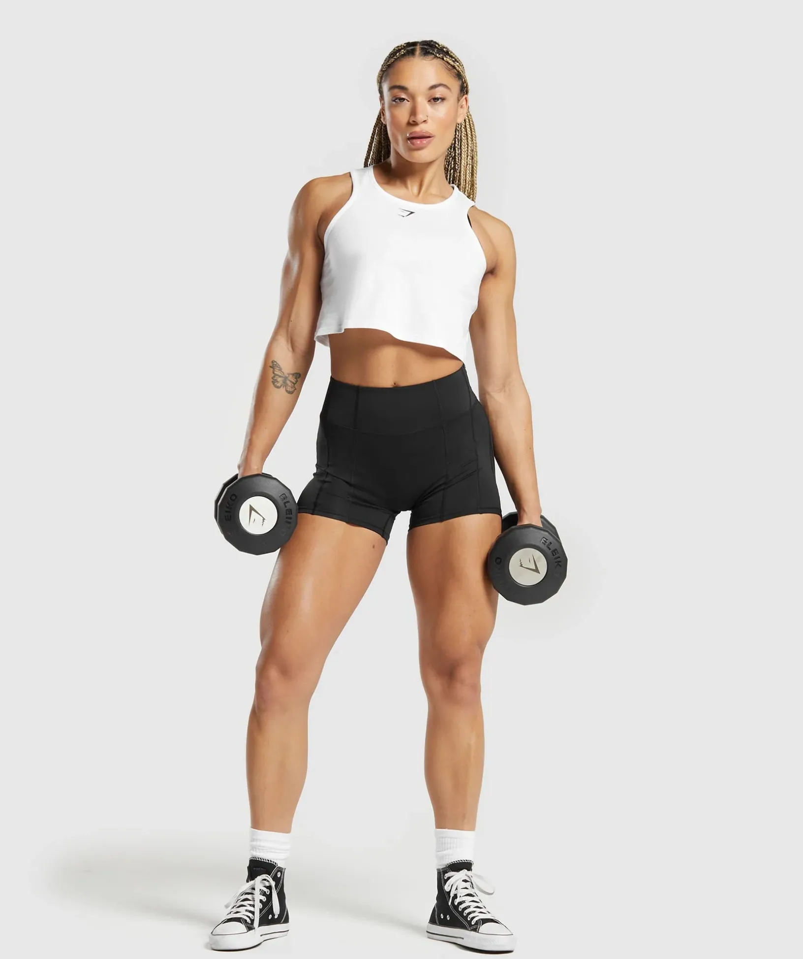 Lifting Essential Cotton Crop Tank