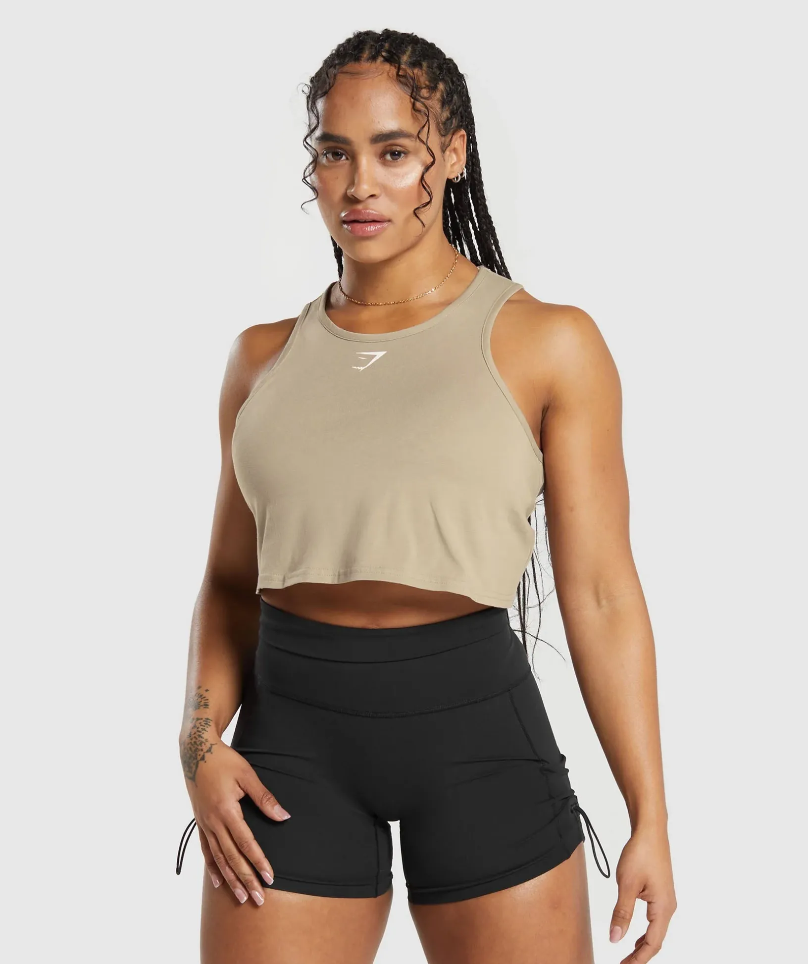 Lifting Essential Cotton Crop Tank