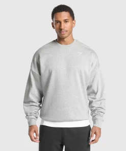 Oversized Crest Crew