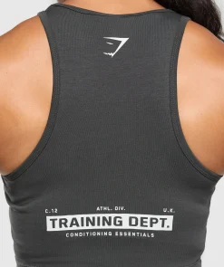 Training Department Graphic Cropped Tank