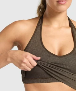 Vital Seamless Halter Neck Tank With Shelf