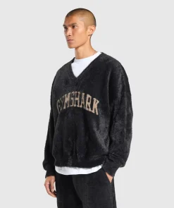 V-Neck Knitted Jumper