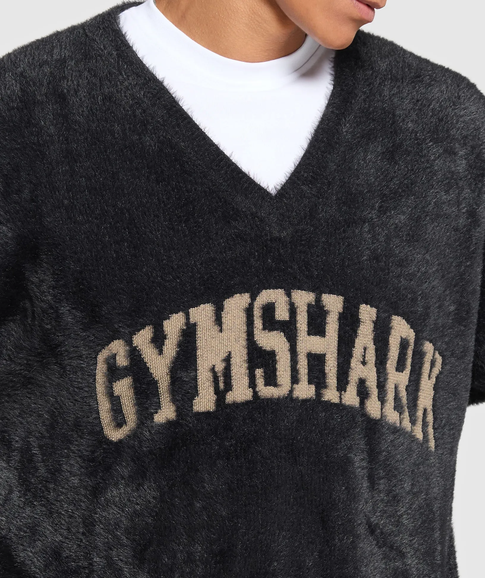 V-Neck Knitted Jumper