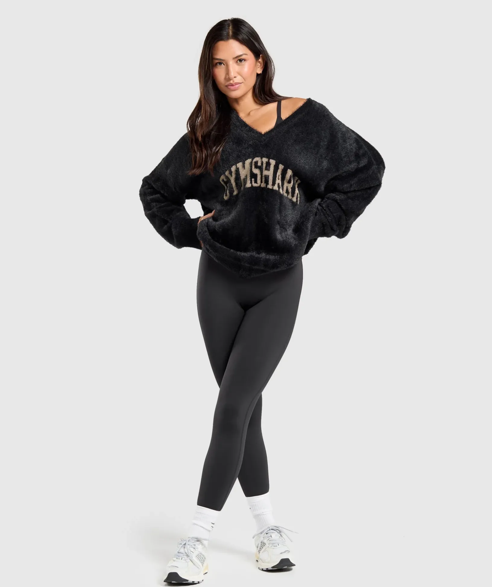 V-Neck Knitted Jumper